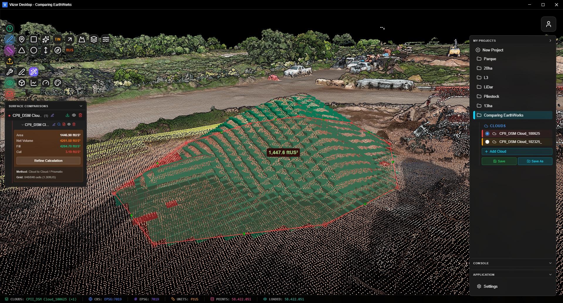 Areas of interest tool